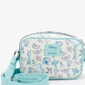 Loungefly Disney Alice In Wonderland Icons Camera Crossbidy Bag