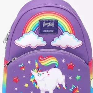 Loungefly Lisa Frank Rainbow Unicorn Mini Backpack NWT