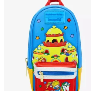 Loungefly Hallmark Rainbow Brite Castle Mini Backpack Pencil Case