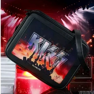 NEW KISS GLAMLITE Makeup Cosmetic Bag 3D Lenticular Motion Limited Ed