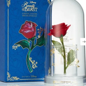 Spectrum Beauty Beauty And The Beast Enchanted Rose Cloche Makeup Brush Storage