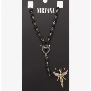 Nirvana In utero  rosary necklace