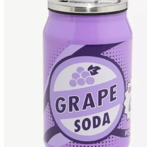 Disney Pixar UP Grape soda can style  water bottle with straw