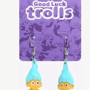 Good Luck treasure troll Hook Earrings