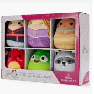 Disney princess And sidekick Squishmallow plush box set