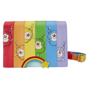 Loungefly Rainbow Brite Rainbow colorblock  Sprites Crossbody Purse