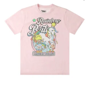 Rainbow Brite  made in the 80's  Pink Graphic Tee