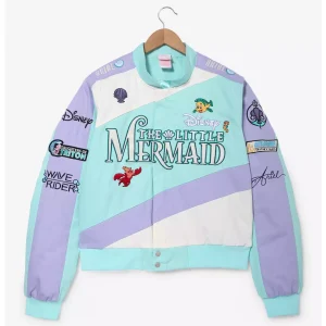 Disney The Little Mermaid Cropped Racing Jacket