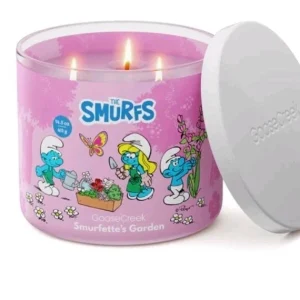 Smurfs  Smurfette's  Garden 14.5 0z 3 wick candle